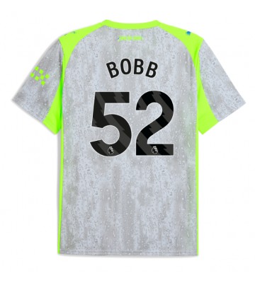 Manchester City Oscar Bobb #52 Terza Maglia 2025-26 Manica Corta